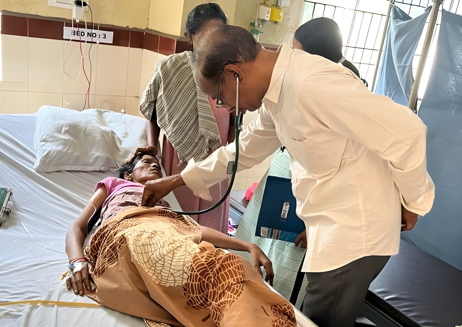 Peaceful room with a comfortable bed.